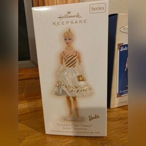 LOT of Retro Barbie Hallmark Keepsake Ornaments with Free Bonus Ornament